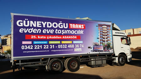 Evden eve taşıma aracı