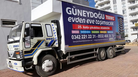 Evden eve taşıma aracı